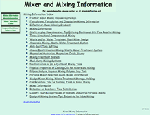 Tablet Screenshot of mixerinformation.org